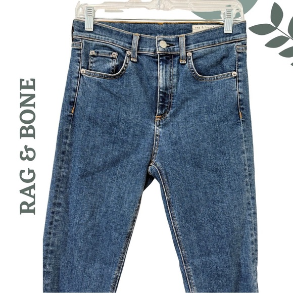 Premium Rag & Bone Women’s Skinny Jeans Blue Denim– Size 27 - Picture 4 of 8